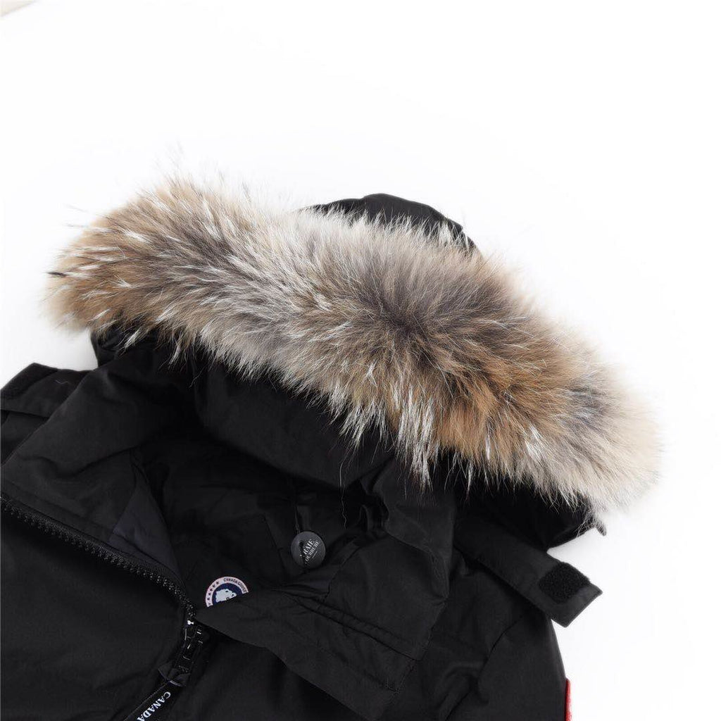 Parka larga de plumón