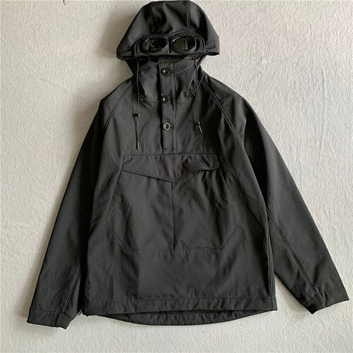 Hooded Jacket with Integrated Goggles