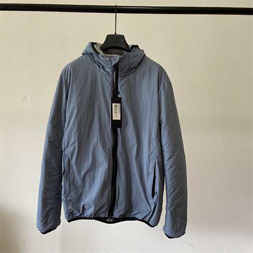 Hooded Puffer Jacket with Integrated Goggles - Avenor