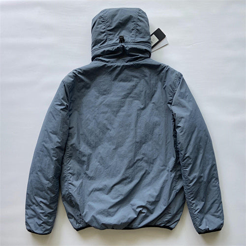 Hooded Puffer Jacket with Integrated Goggles - Avenor