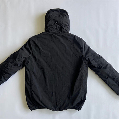 Hooded Puffer Jacket with Integrated Goggles - Avenor