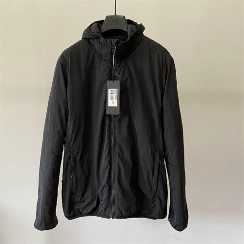 Hooded Puffer Jacket with Integrated Goggles - Avenor