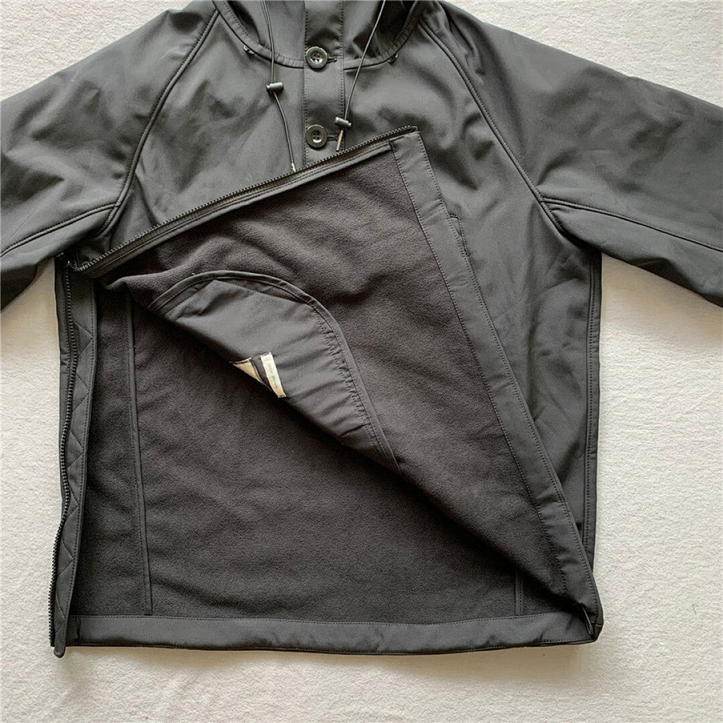 Hooded Jacket with Integrated Goggles