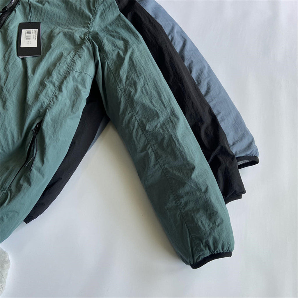 Hooded Puffer Jacket with Integrated Goggles - Avenor