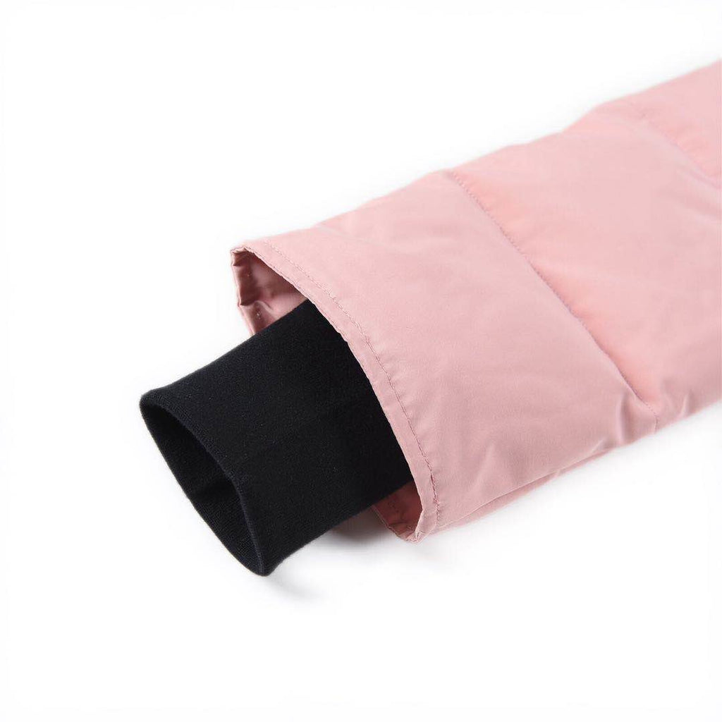 Parka larga de plumón