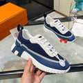 Zapatillas de cuero a rayas H