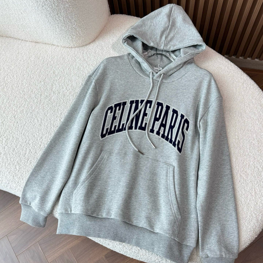 Gray Logo Hoodie