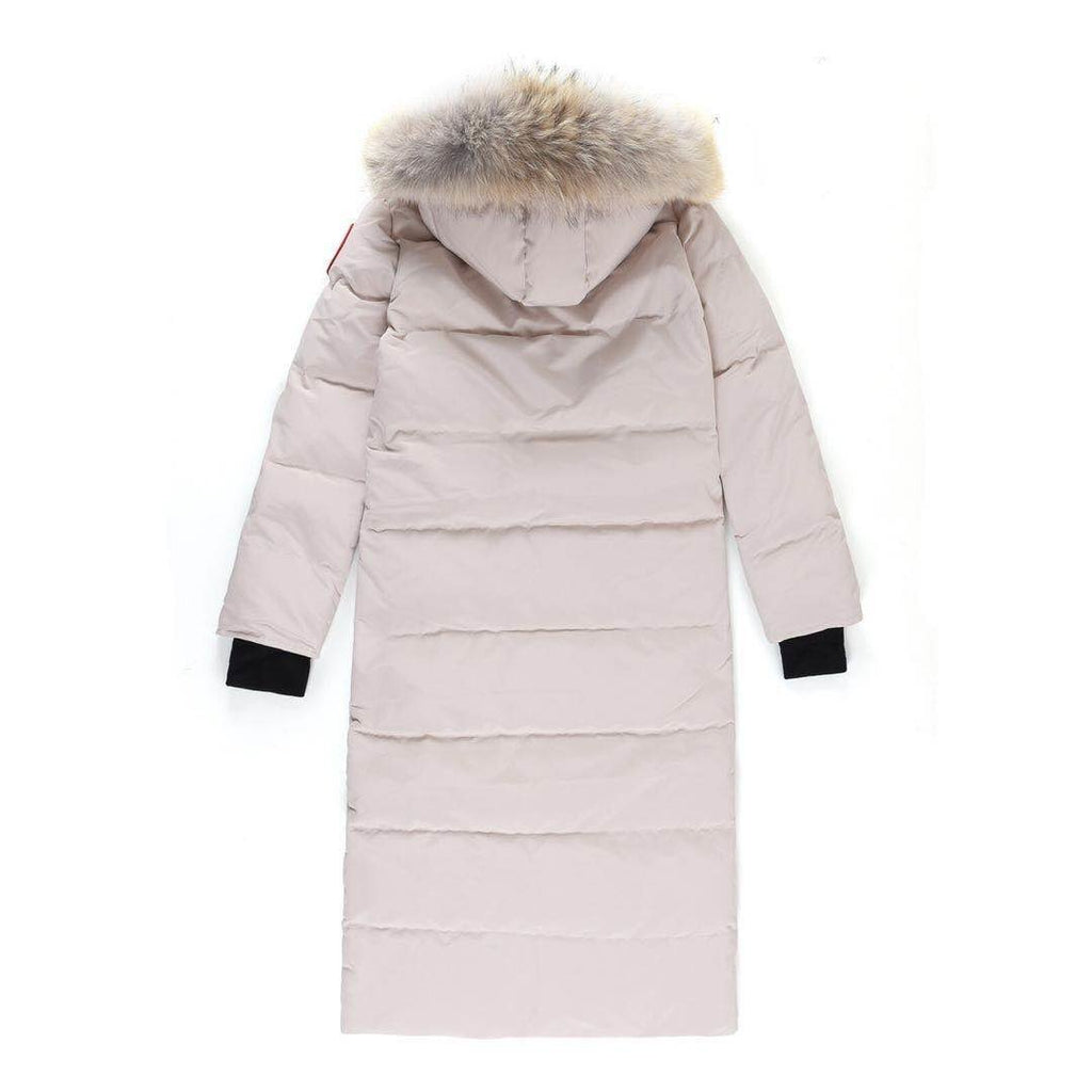 Parka larga de plumón