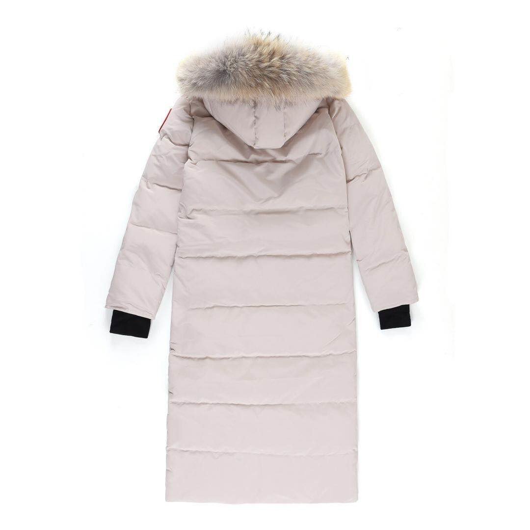 Parka larga de plumón