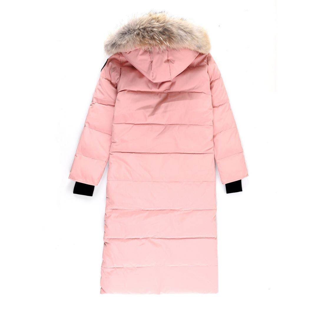 Parka larga de plumón