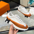 Zapatillas de cuero a rayas H