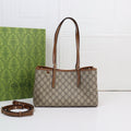 Bolso tote pequeño con emblema