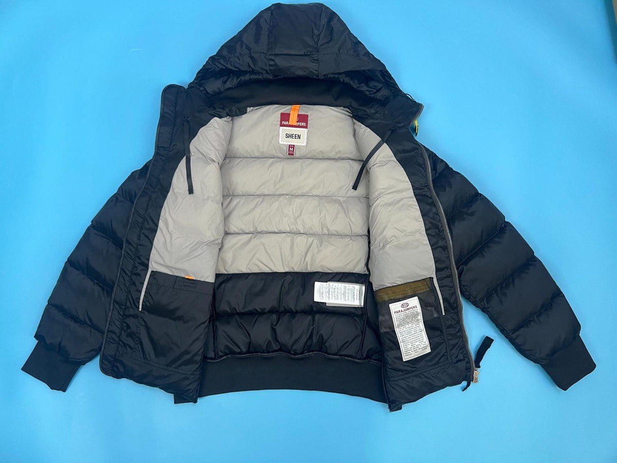 Chaqueta acolchada negra