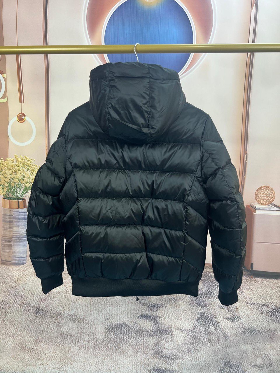 Chaqueta acolchada negra