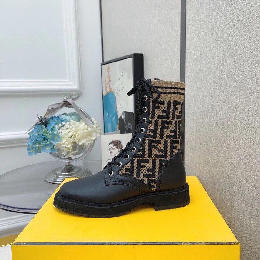 Botas de combate de punto premium