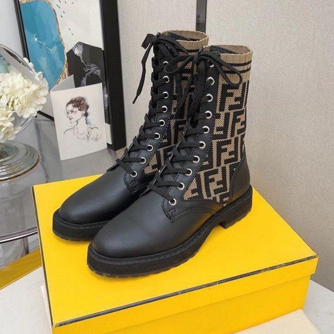 Botas de combate de punto premium