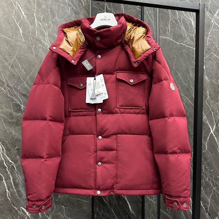 Puffer Jacket – Burgundy