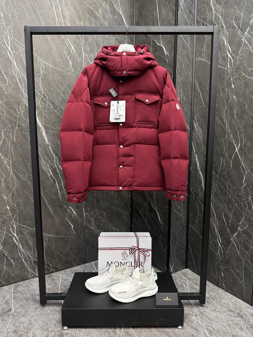 Puffer Jacket – Burgundy