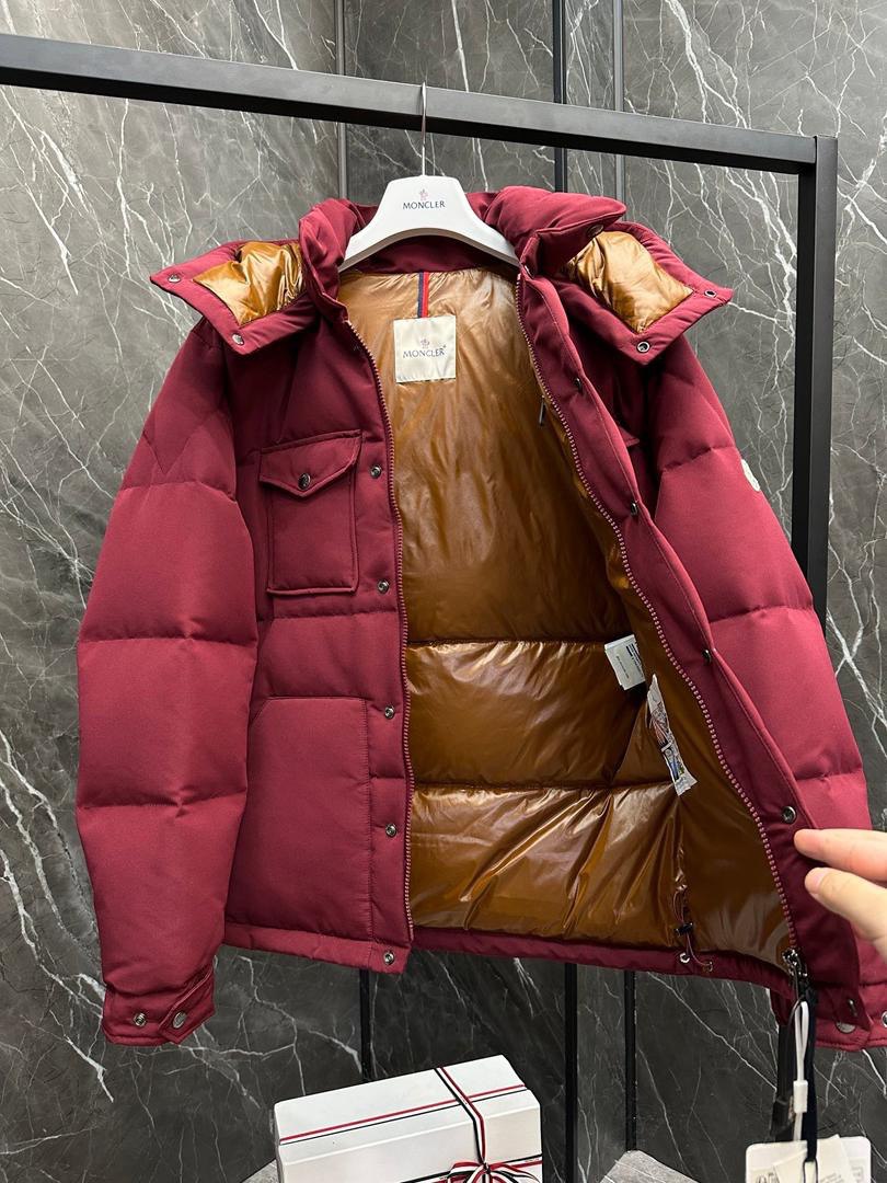 Puffer Jacket – Burgundy