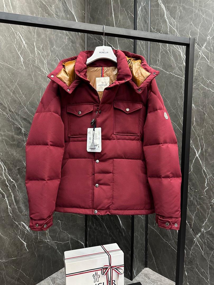 Puffer Jacket – Burgundy