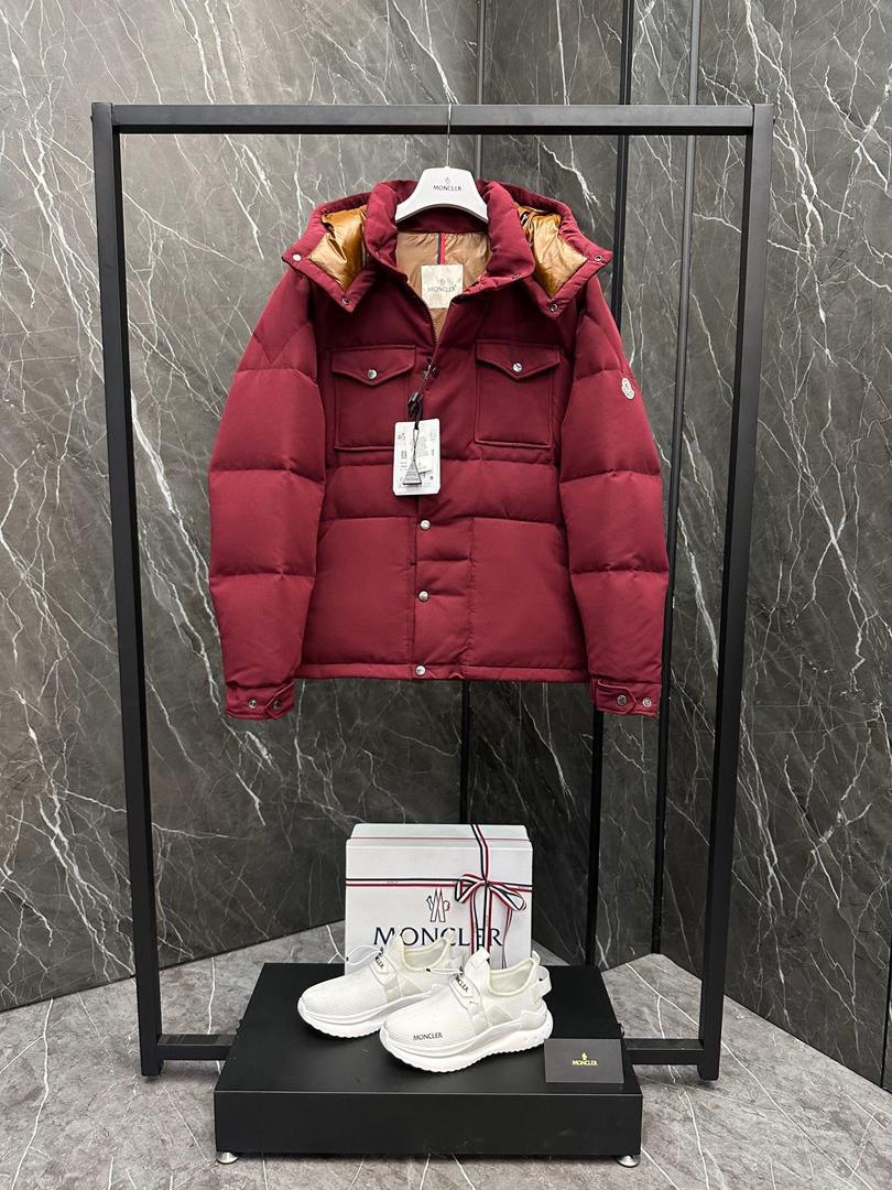 Puffer Jacket – Burgundy