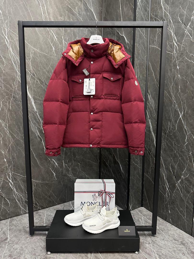 Puffer Jacket – Burgundy