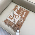 H Design Camel Scarf