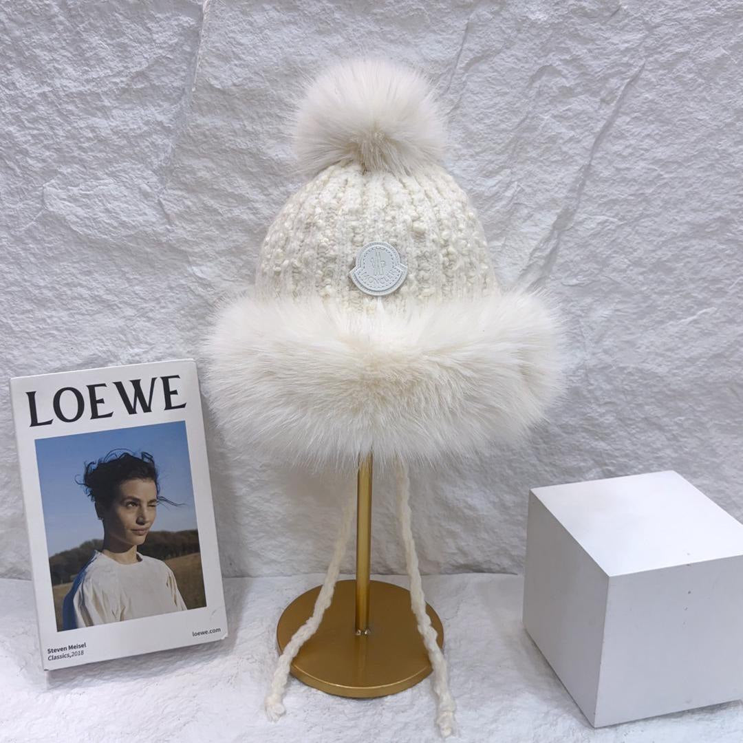 Fur Soft Knit Beanie