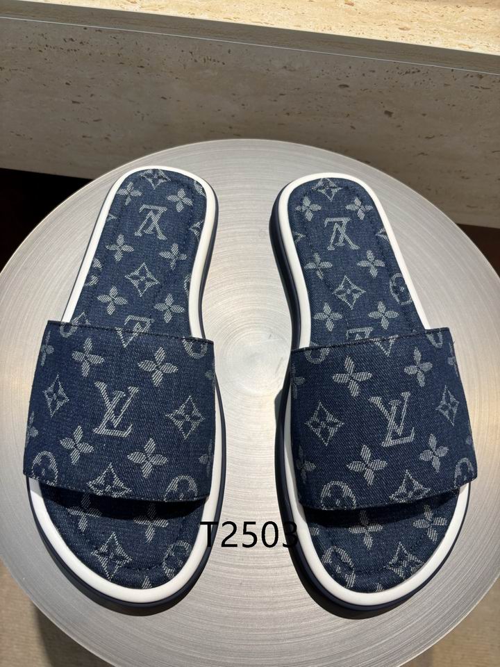 Black Monogram Slides - Avenor