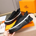 Zapatillas de cuero a rayas H