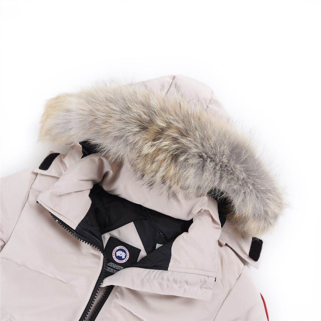 Parka larga de plumón