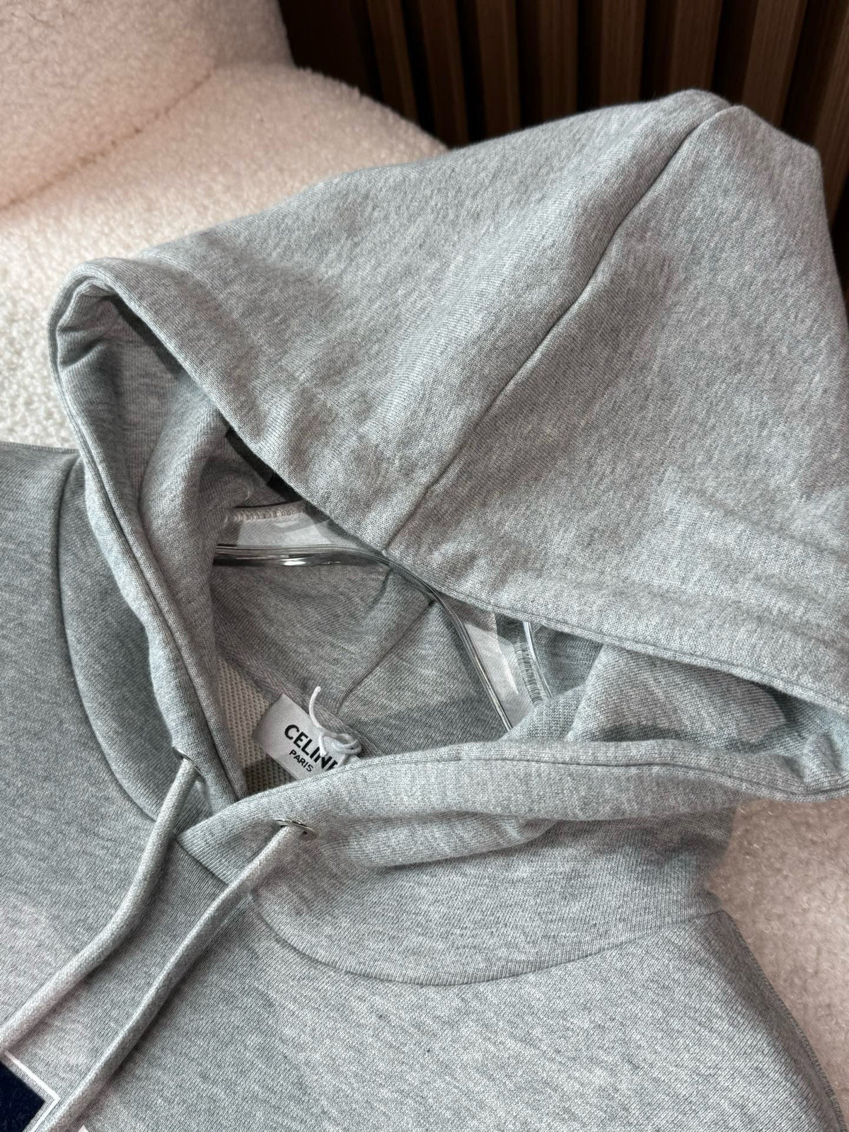 Gray Logo Hoodie