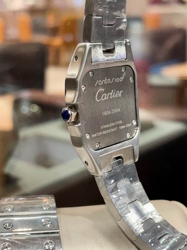 Square Case Steel Watch