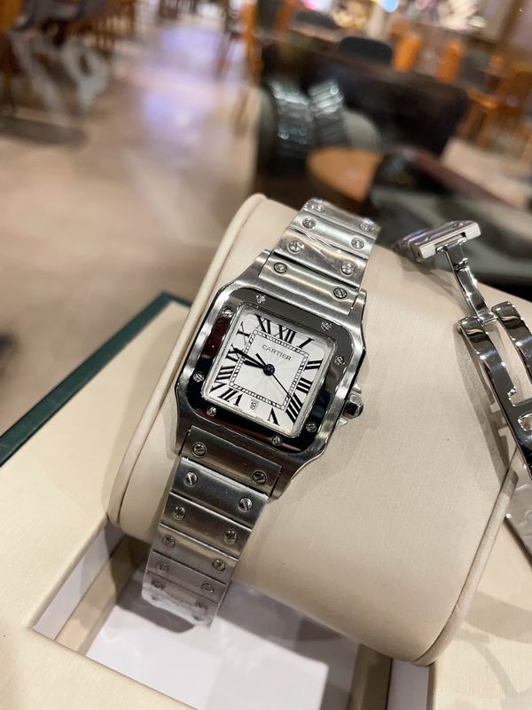 Square Case Steel Watch