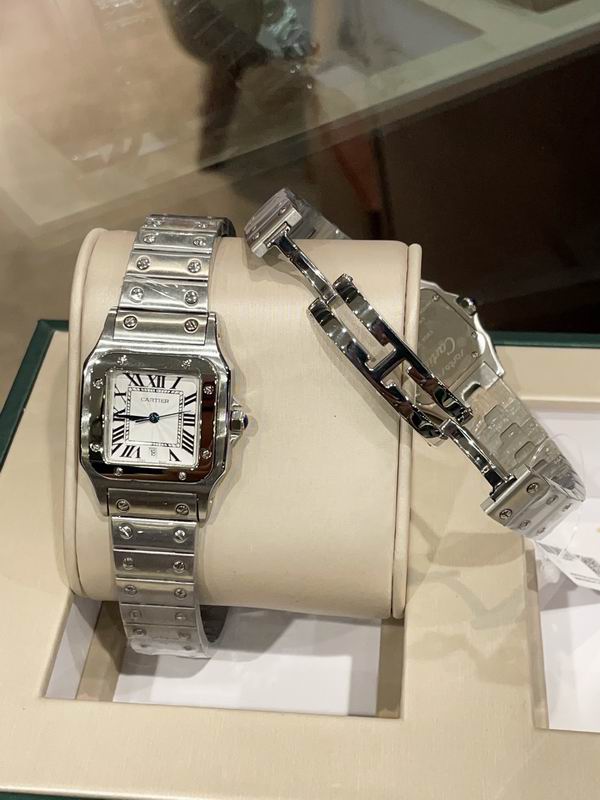 Square Case Steel Watch