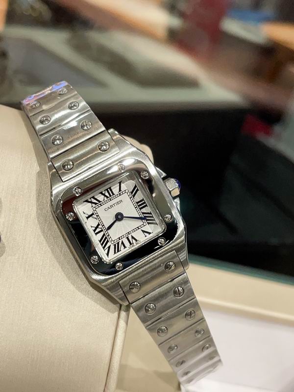Square Case Steel Watch