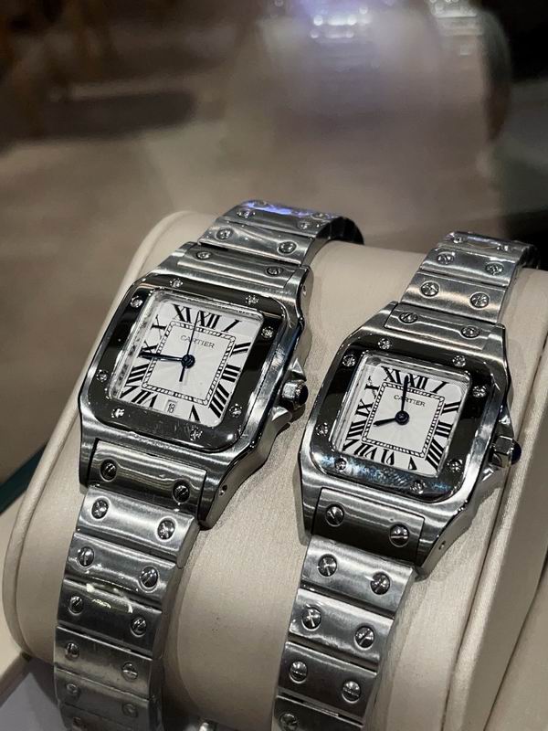 Square Case Steel Watch