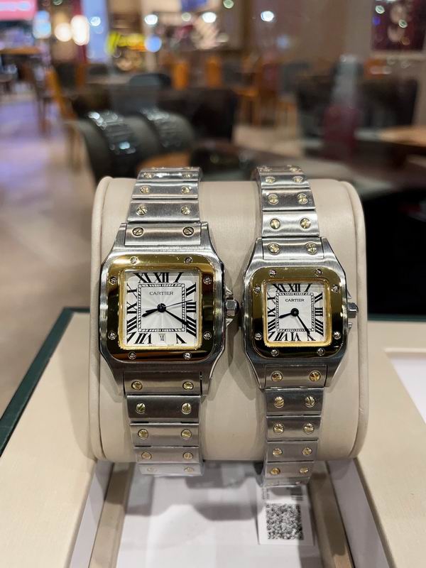 Square Case Steel Watch