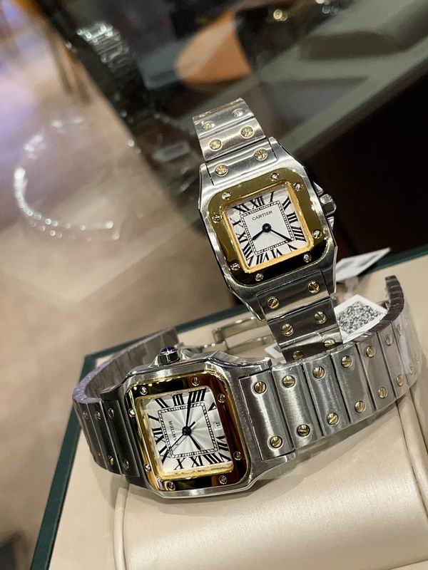 Square Case Steel Watch