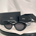 Oval Acetate Statement Sunglasses
