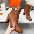 Leather Ankle Boots