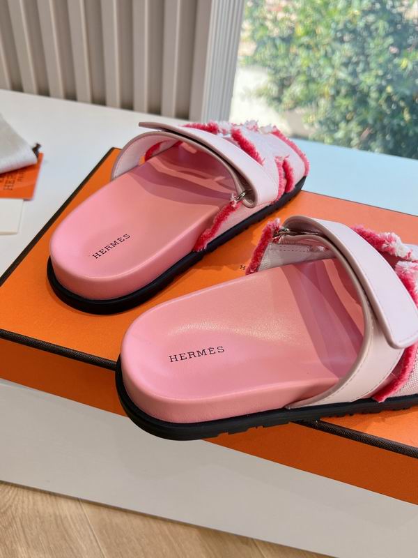 Leather Summer Slides - Avenor