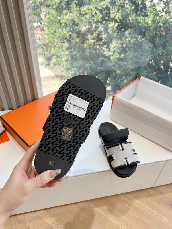 Leather Summer Slides - Avenor