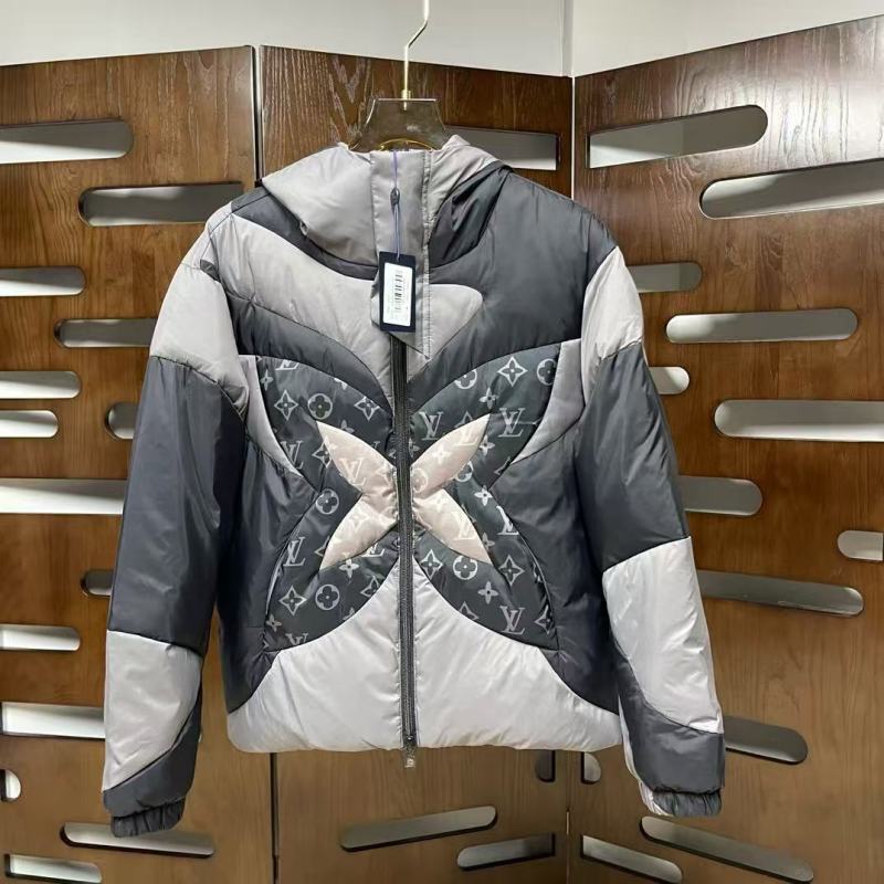 Geometric Down Jacket