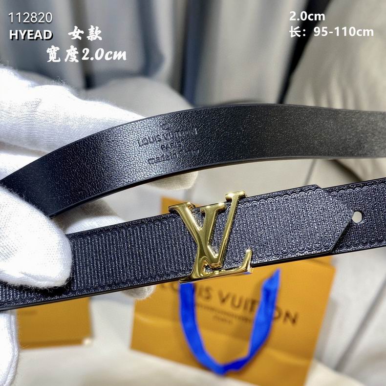 Belt with Metal Buckle Black