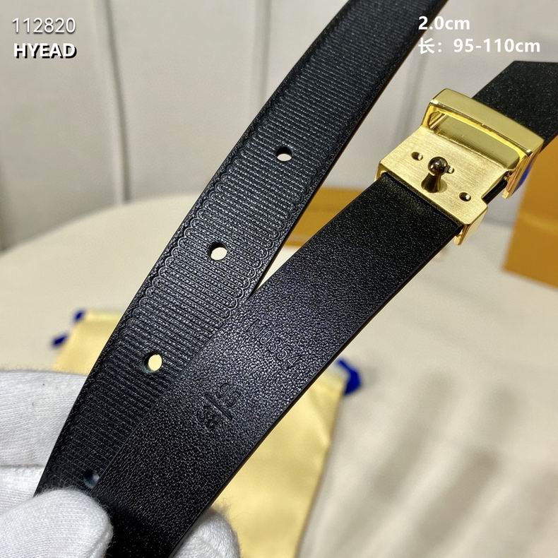 Belt with Metal Buckle Black