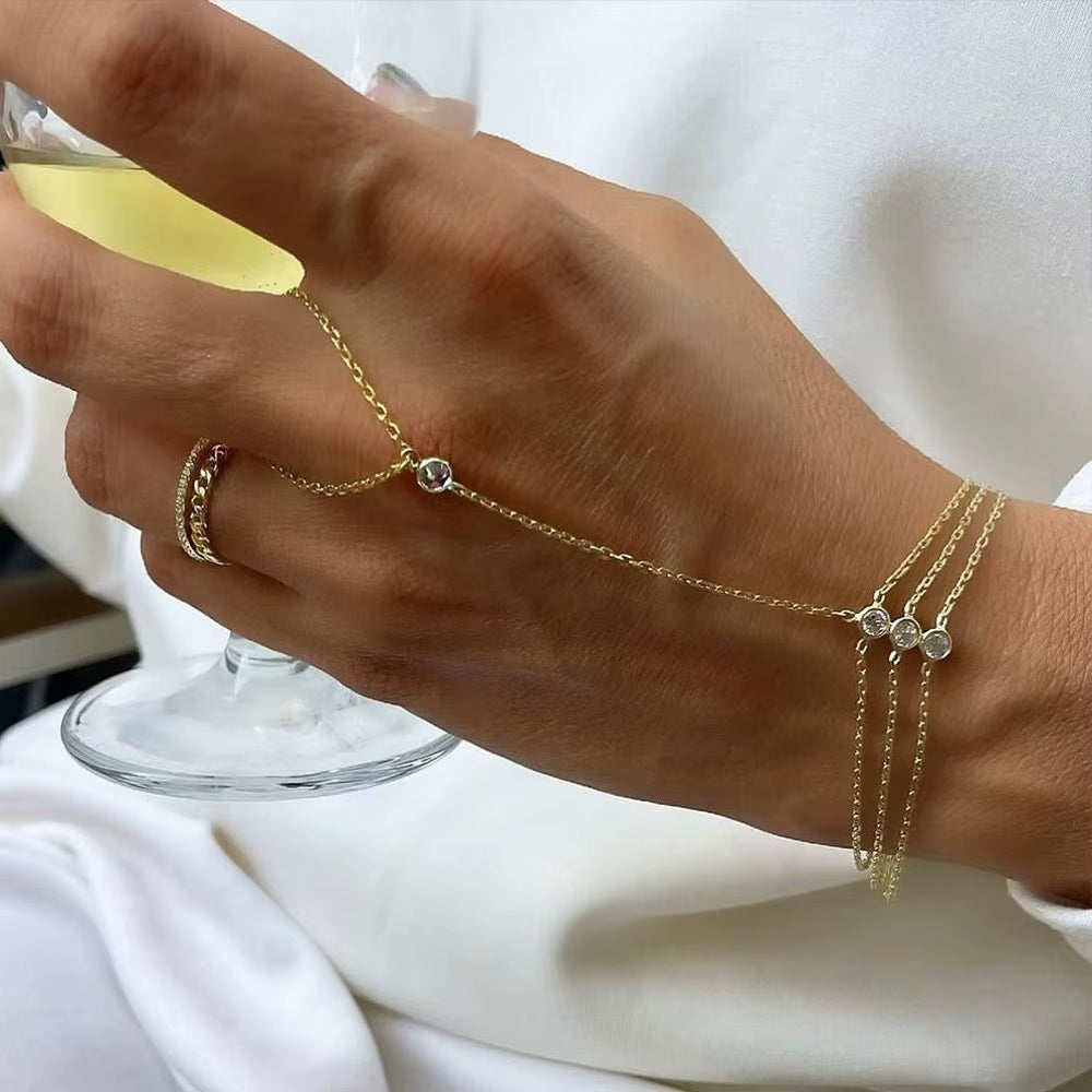 Lilia Hand Chain Bracelet
