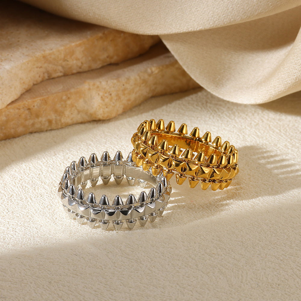 Studded Bullet Ring