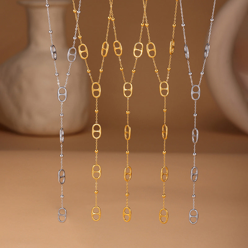 Minimal Long Chain Necklace