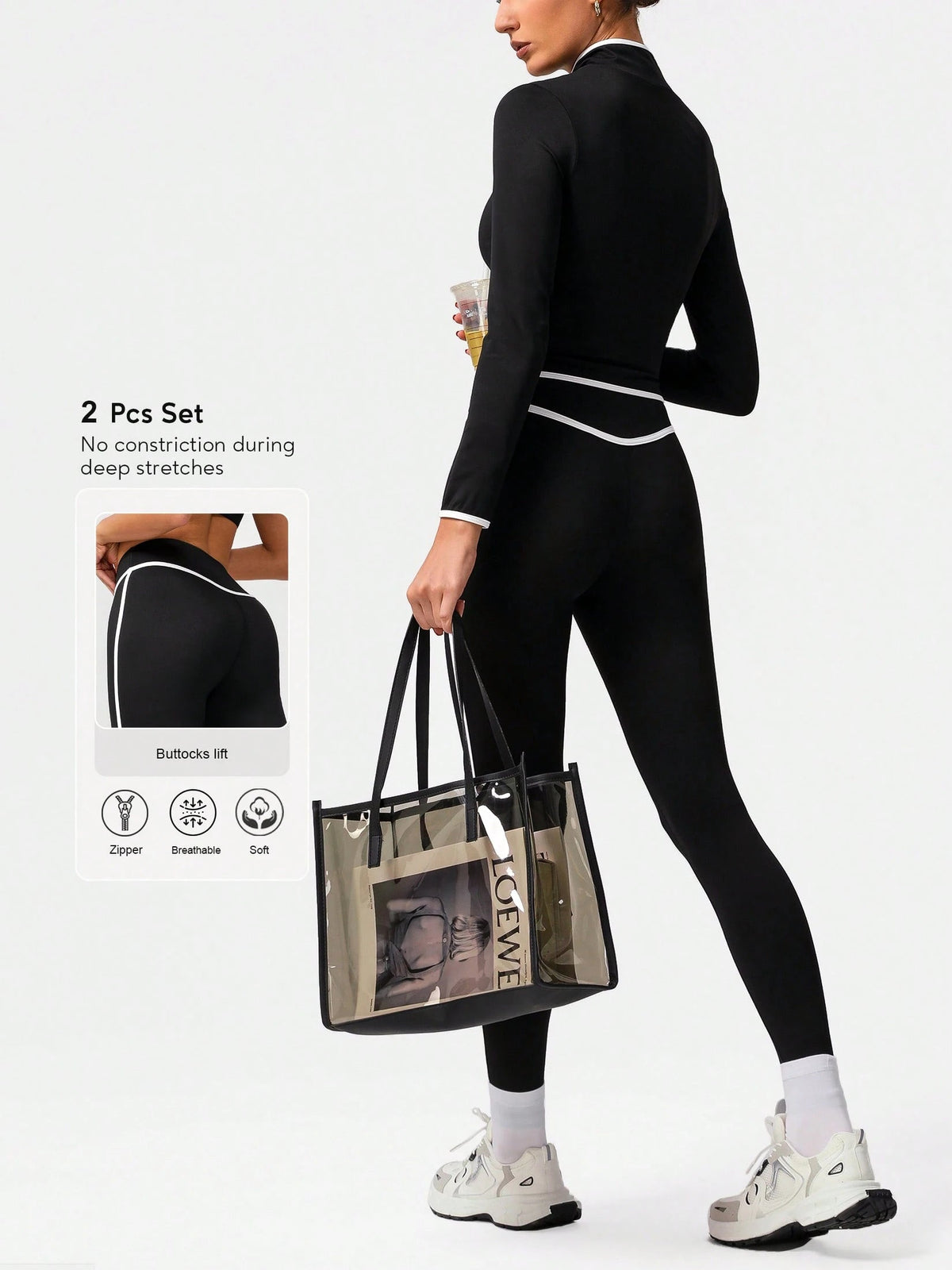 Contrast Trim Sports Set